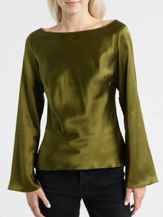 Reformation Marlow Silk Top