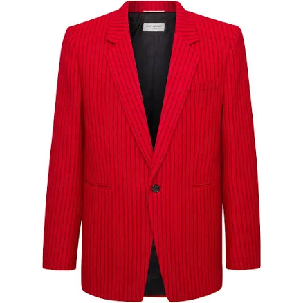 Saint Laurent Pinstripe-Pattern Single-breasted Blazer