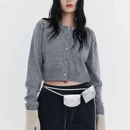 WNDERKAMMER Open Point Crop Knit