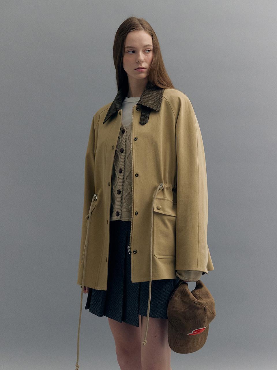 STRING WORK JACKET (sand beige)
