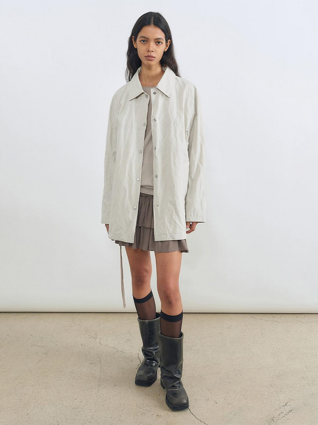 Tencel Trench Coat
