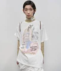 Rabbit Ruched Top [White]